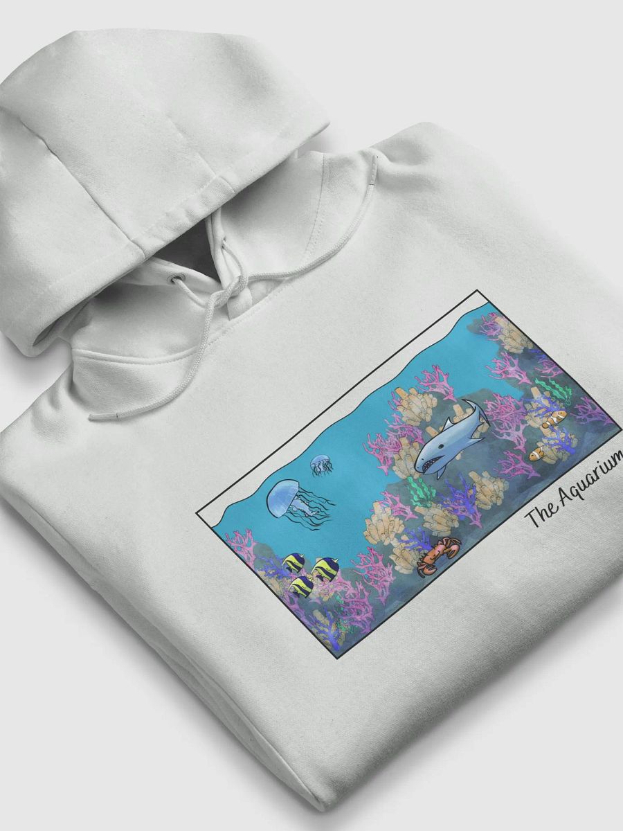 Aquarium Hoodie (Light grey/white) product image (11)
