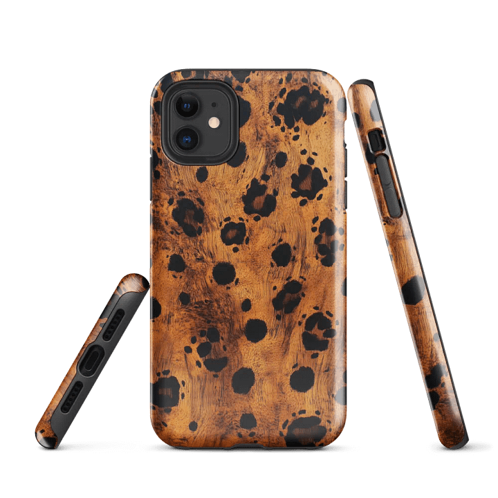 Leopard Wood Effect - Tough Phone Case product image (1)