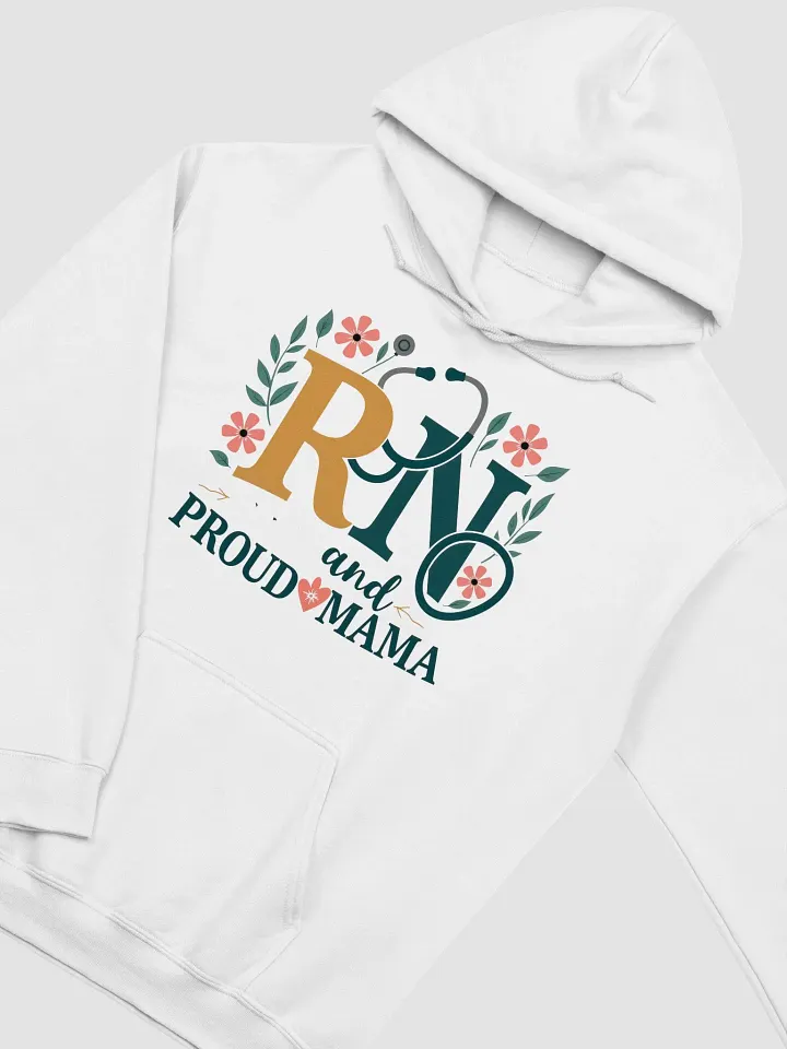 RN Proud Mama Stethoscope Hoodie product image (21)