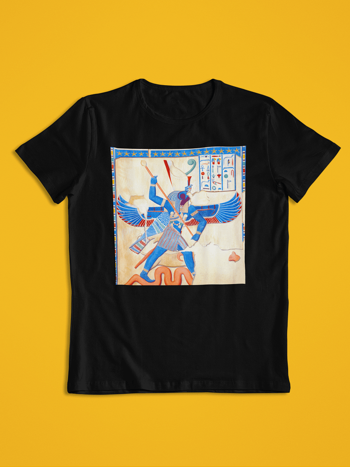 Seth Slaying a Serpent Ancient Egypt Art Unisex T-Shirt product image (1)