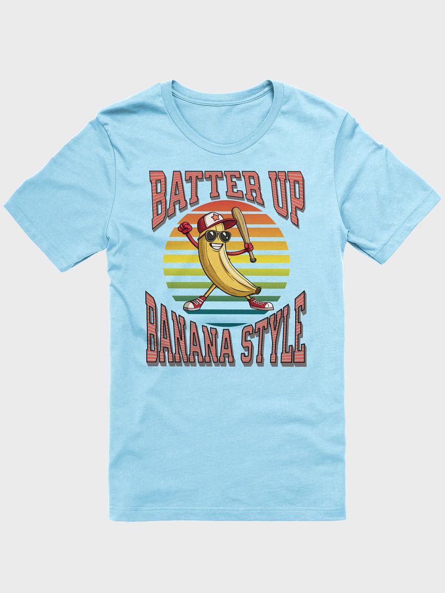 Batter Up Banana Style Baseball Sunset Slam Dunk T-Shirt product image (1)