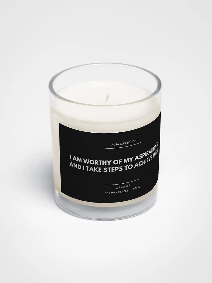 Aura Collection: I Am Worthy Soy Wax Candle product image (2)