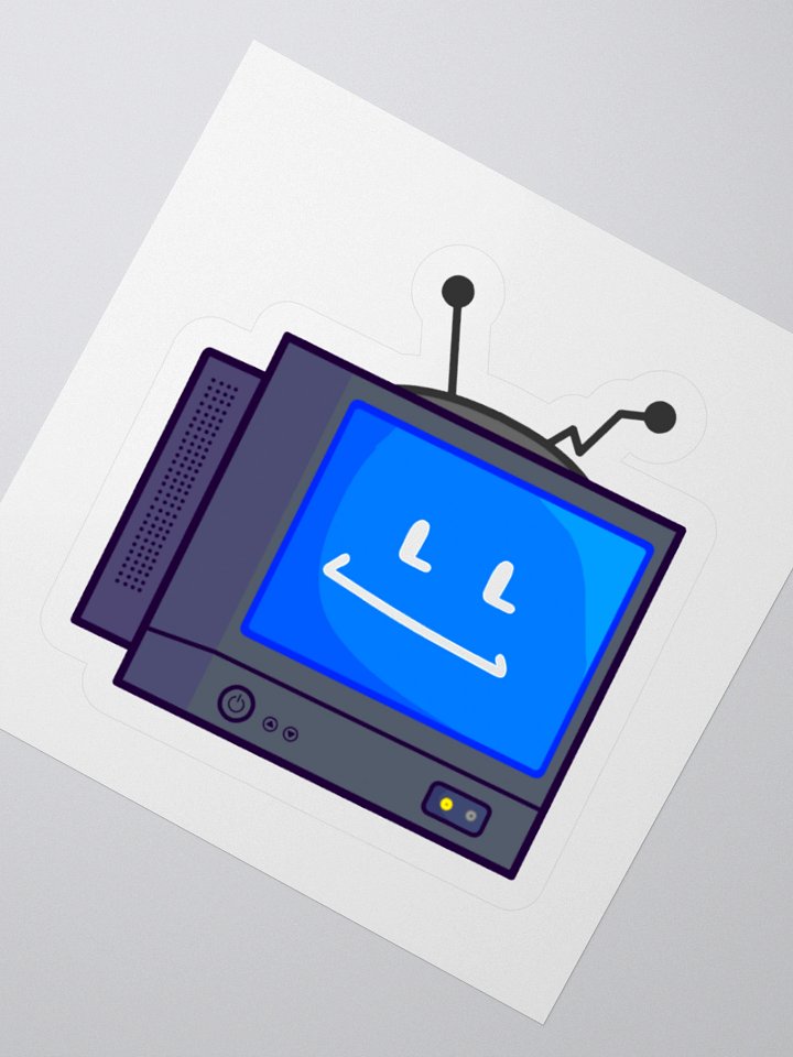 Happy TV Kiss-Cut Sticker product image (2)