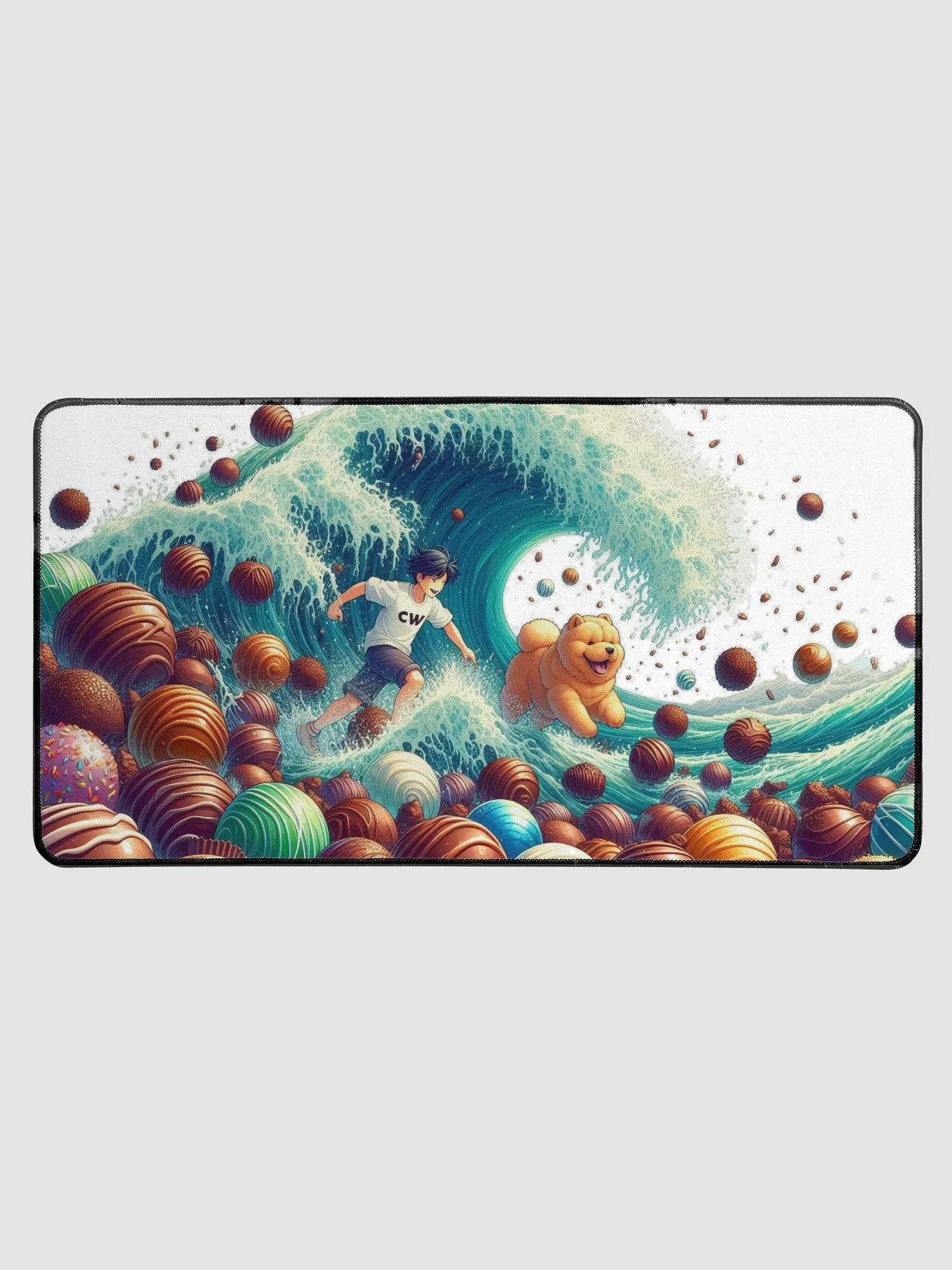 Wave of Wonder Desk Mat product image (1)