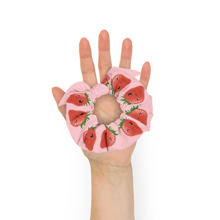 Lottie's Sweet Strawb Scrunchie - Pink product image (2)