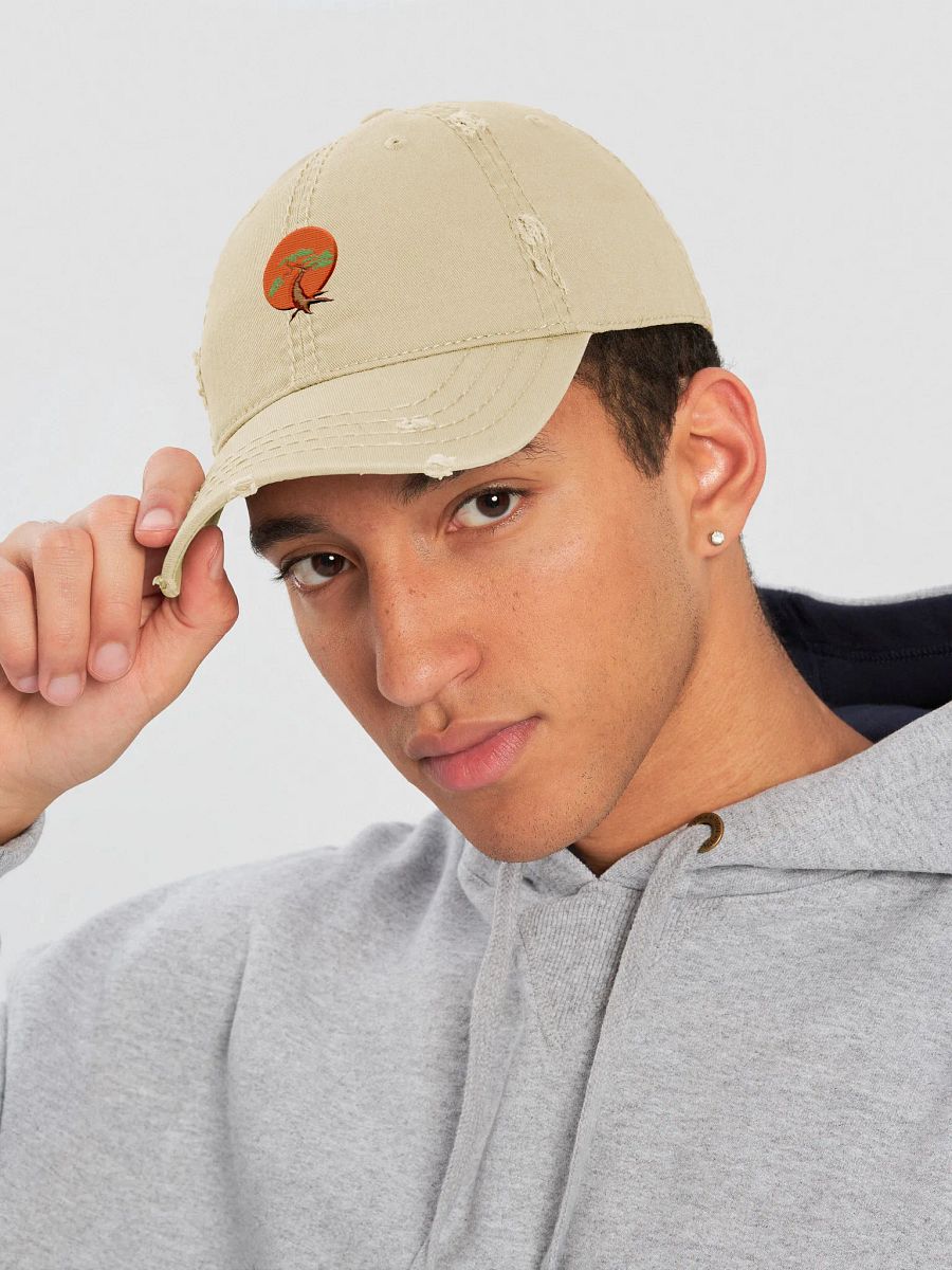 Bonsai Tranquility Distressed Dad Hat product image (5)