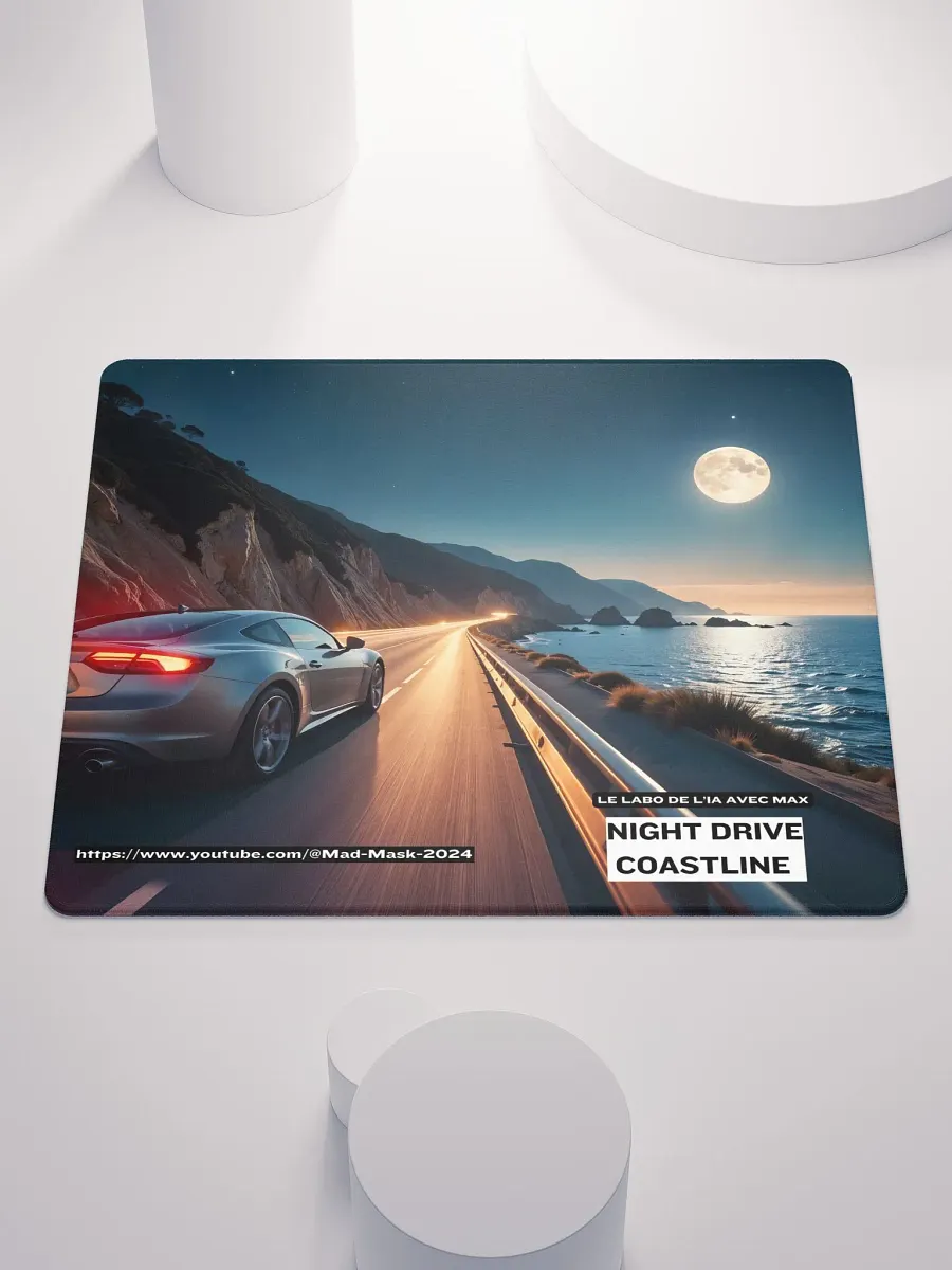 Mouse Pad Gaming Night Drive Coastline product image (1)