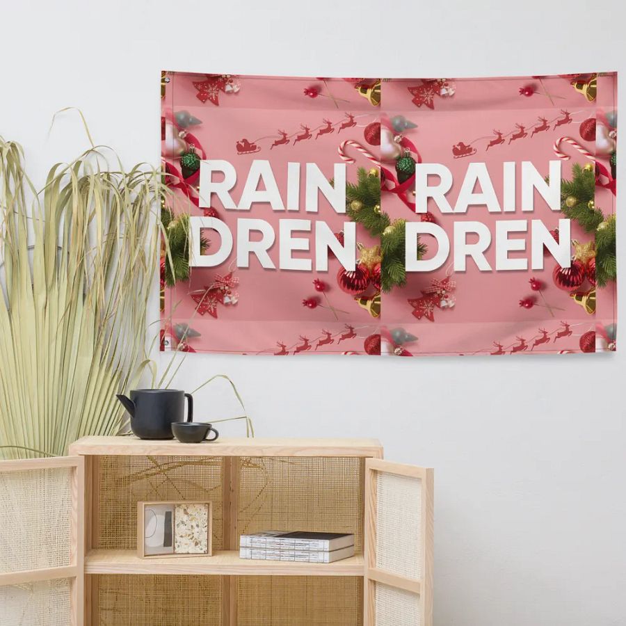 Raindren All-Over Print Flag product image (7)