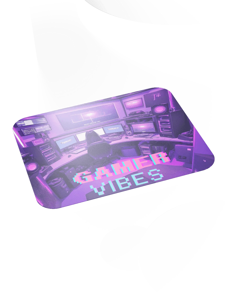 Neon Gamer Vibes Mouse Pad product image (4)
