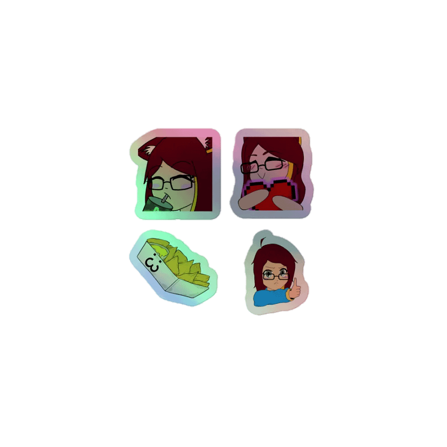 Legacy Emote Holo Sticker Pack product image (1)