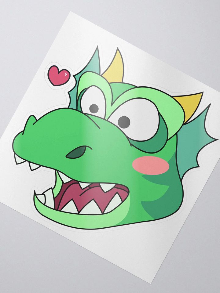 Love Dragon Green Sticker product image (2)