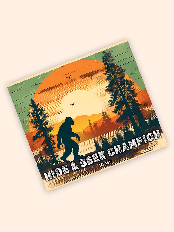 Big Foot Hide & Seek Champion Tumbler Wrap product image (2)