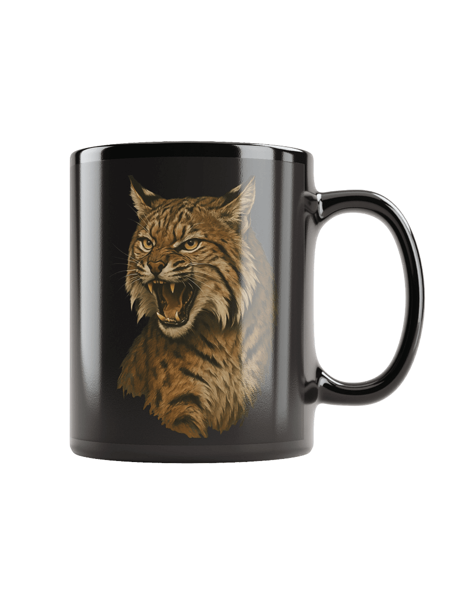Coffee Mug Roaring Lynx Wildlife product image (2)