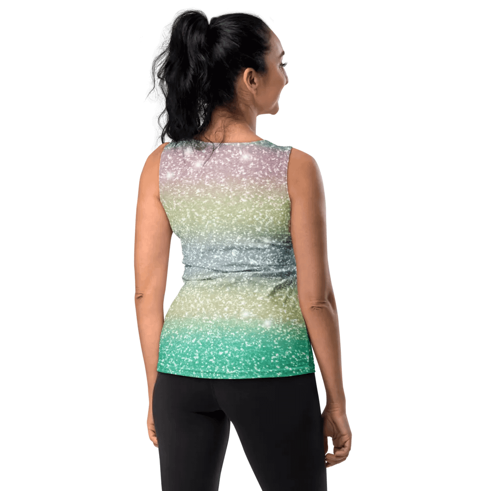 Glitter Unicorn Texture Design Tank Top (1) product image (9)
