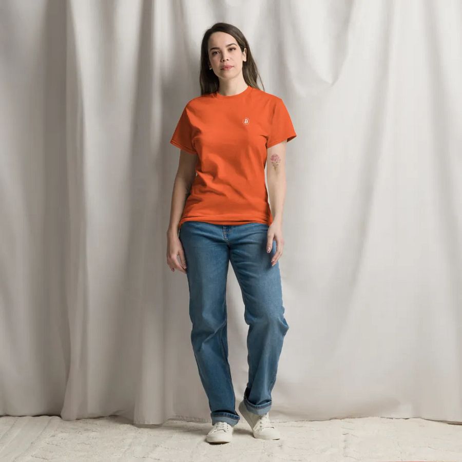 Embroidered ₿ T-Shirt product image (12)