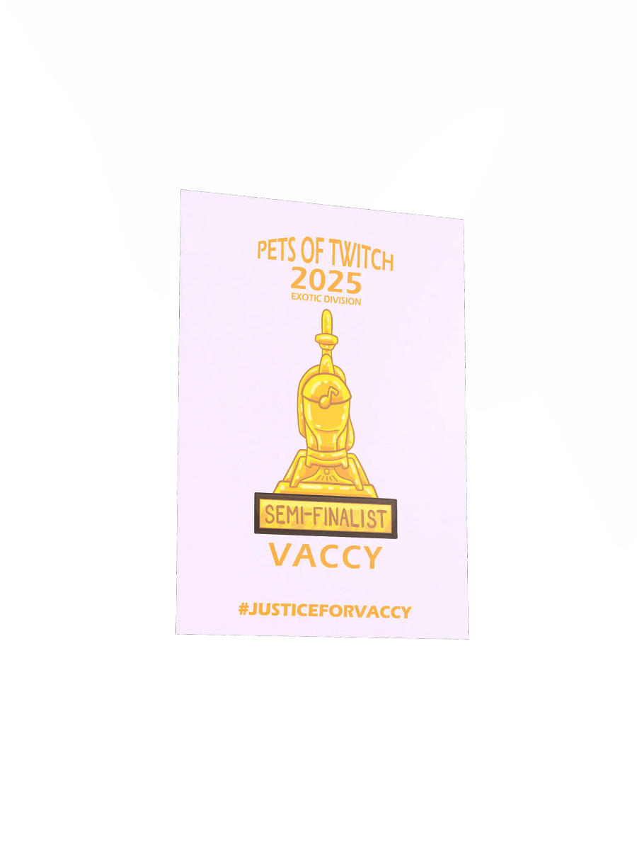 #JusticeForVaccy Print product image (3)