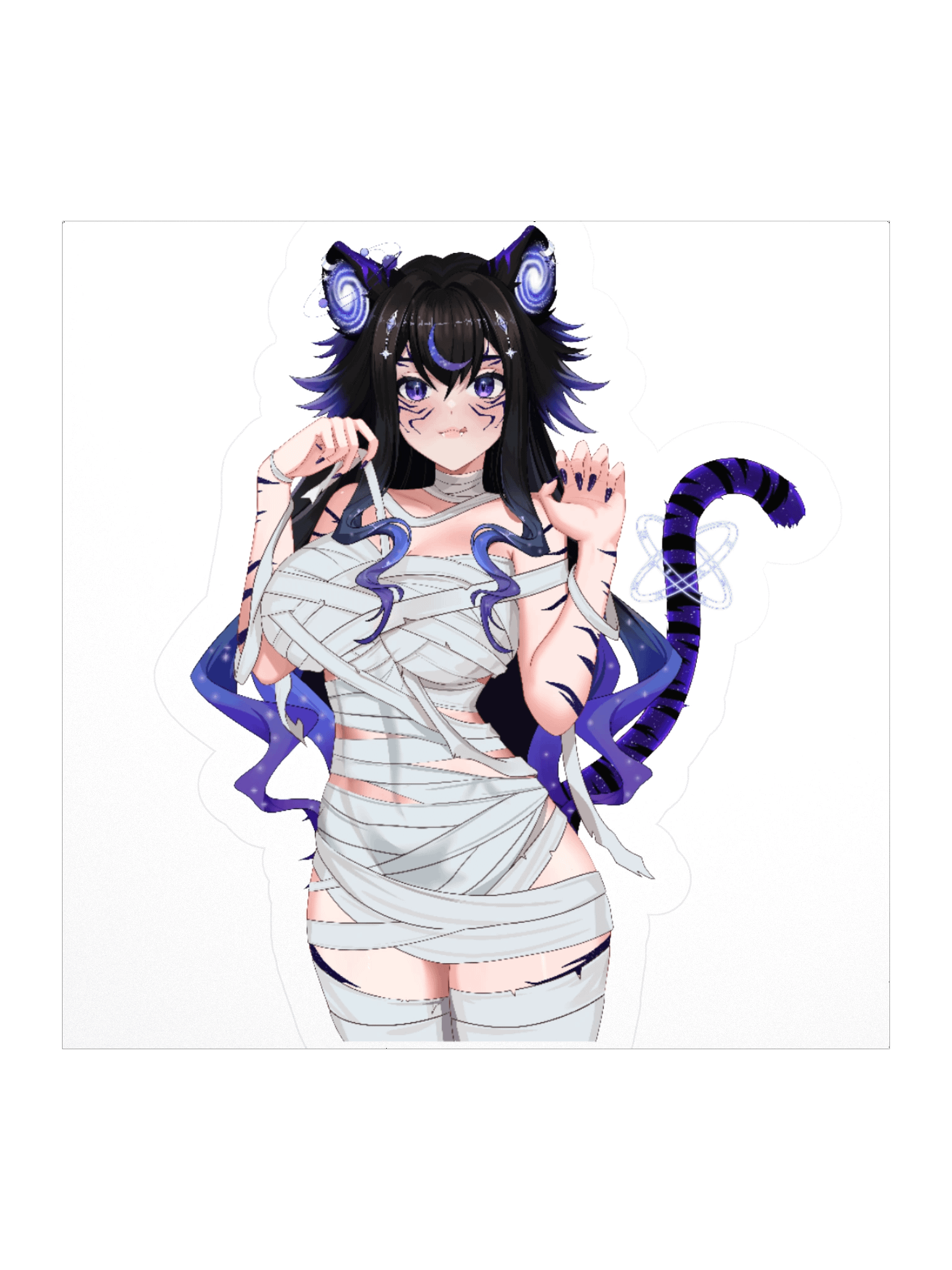 SFW Mummy Moona | Kiss Cut Sticker product image (1)