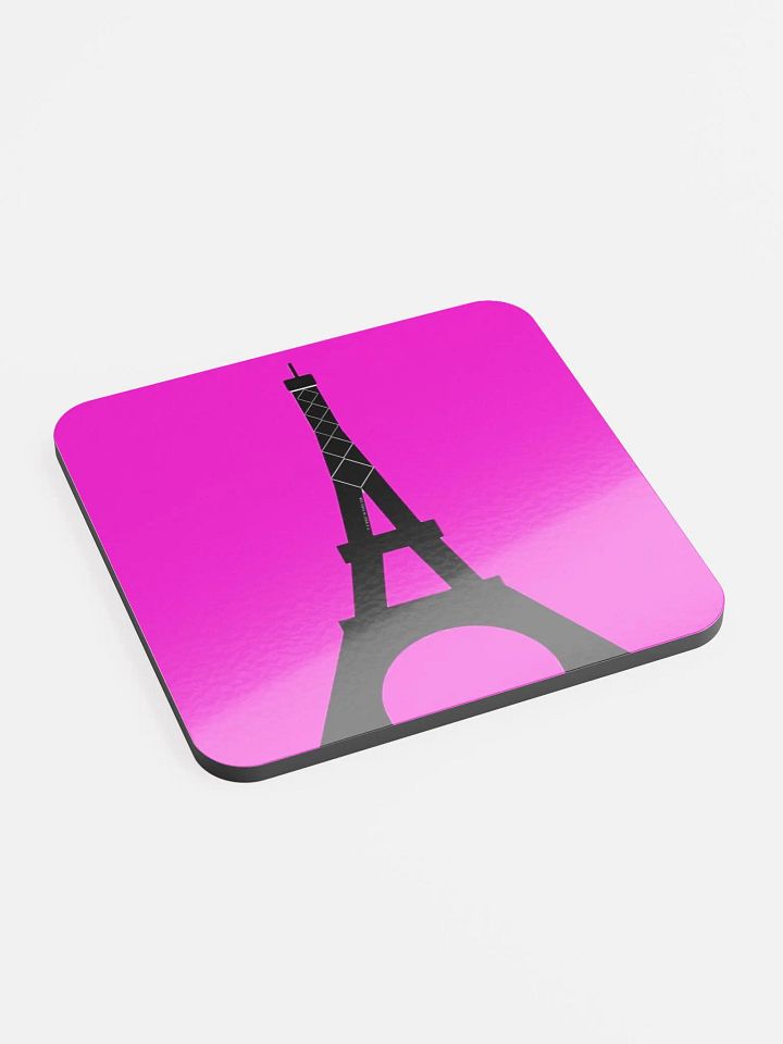 Eiffel Paris Coaster Pink (Qty 1) product image (2)