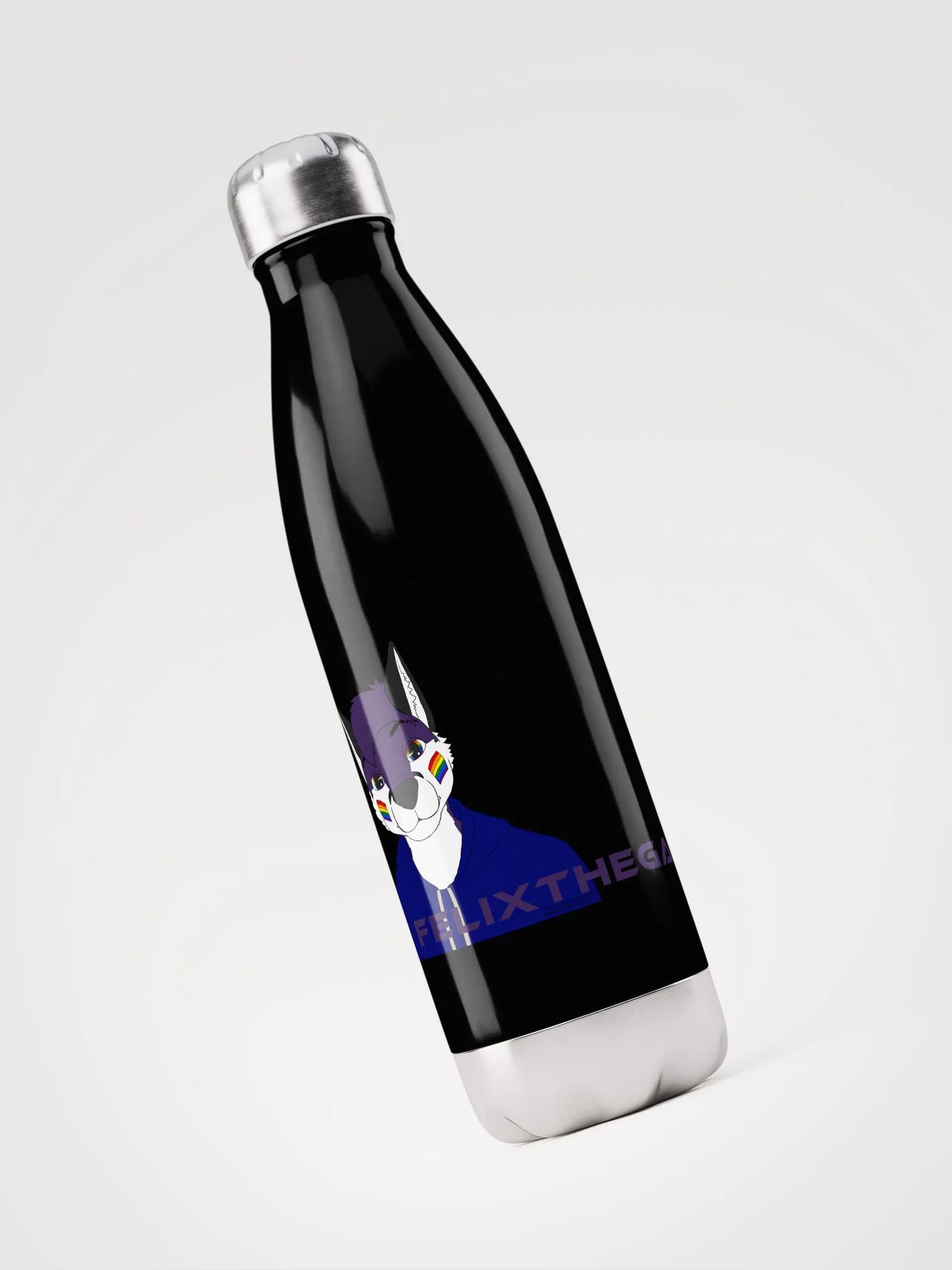 FelixTheGayFox - Stainless Steel Water Bottle product image (6)