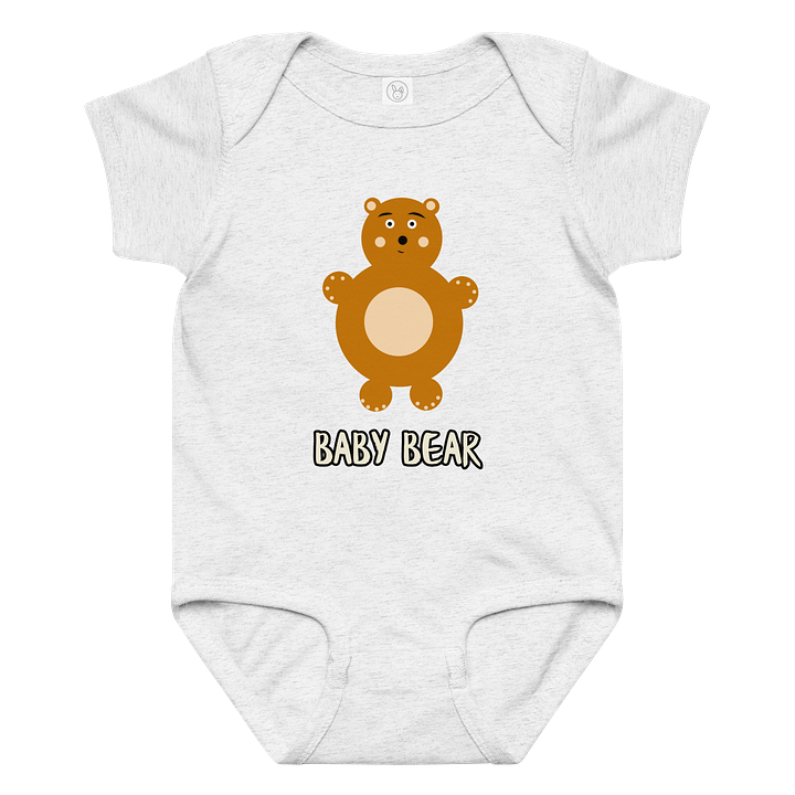 Playful Baby Bear Jersey Bodysuit product image (6)