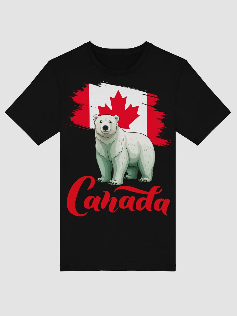 Canadian Flag Polar Bear T-Shirt product image (3)