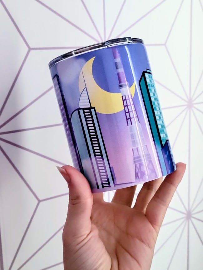 Dahlia Cityscape Tumbler (Small) product image (1)