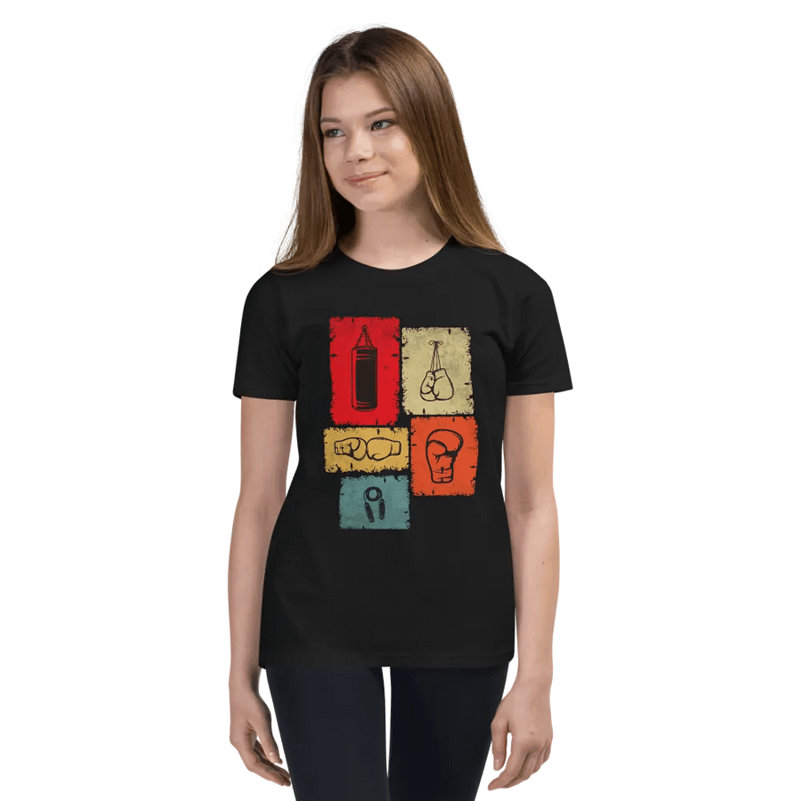 Grunge Boxing-Youth Cotton Tee product image (2)