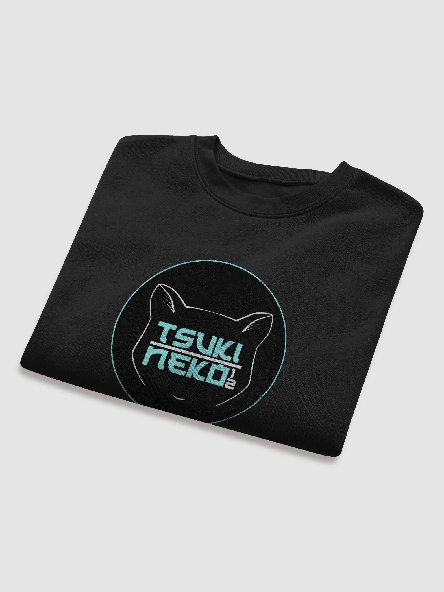 Tsuki Neko Logo#1 [Cropped Sweater] product image (5)