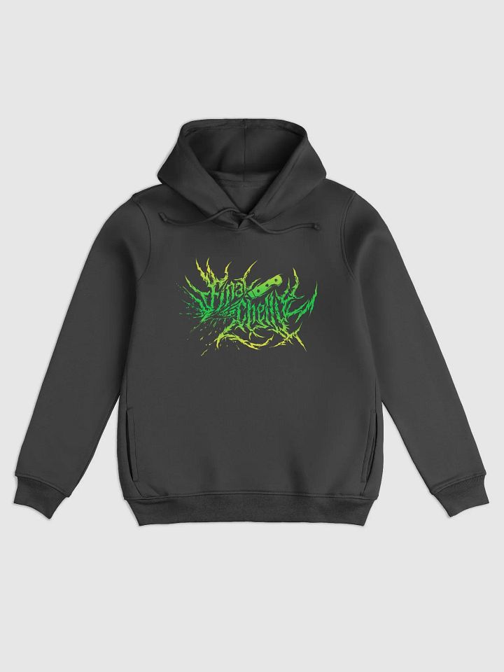 Keep It Metal Green Logo Womens Organic Printed Hoodie product image (1)
