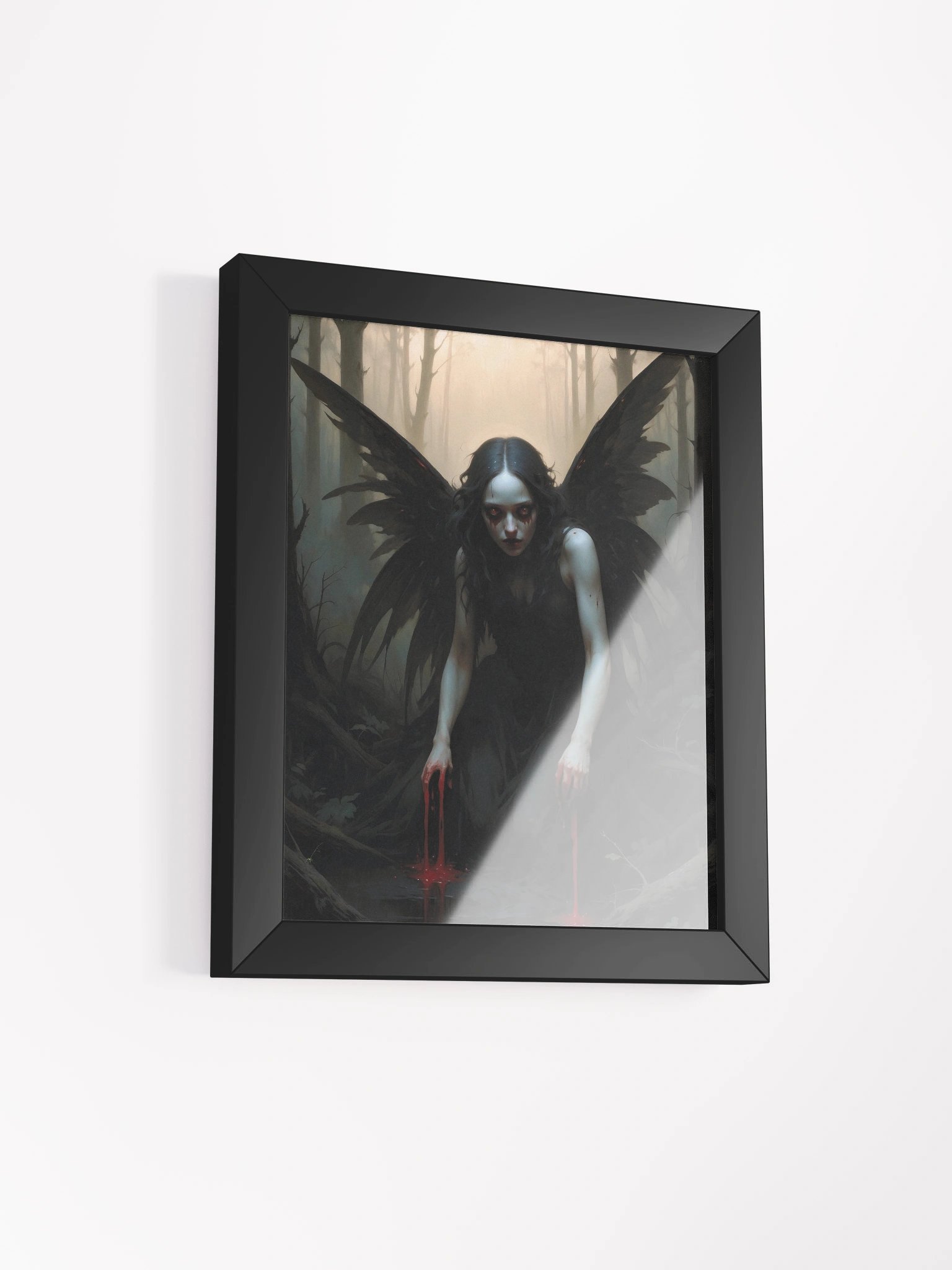 The Mourning Winged One Framed Print product image (8)