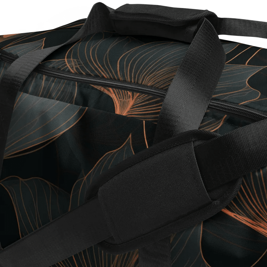 Golden Botanical Elegance Duffle Bag product image (6)