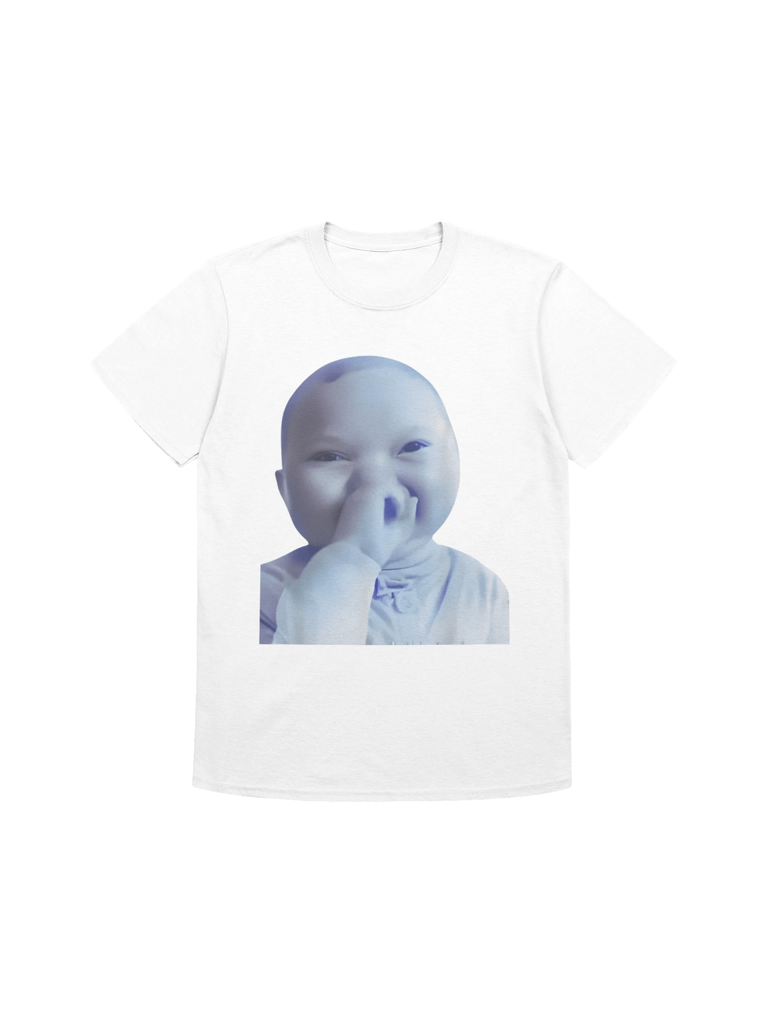 AI Baby Holding Laugh Meme Trend Shirt product image (8)