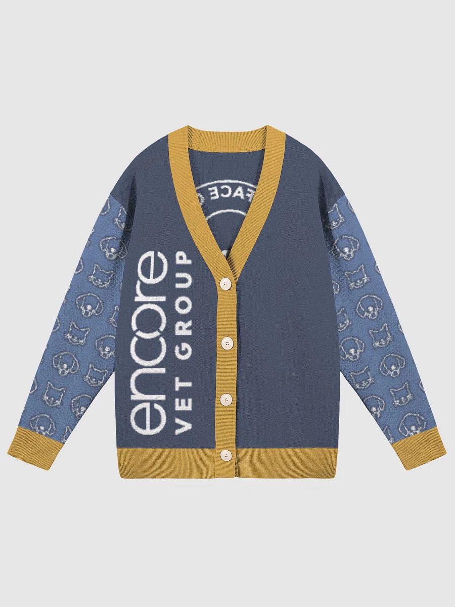 Encore Vet Group Smilie Face Champ Logo Cardigan product image (8)