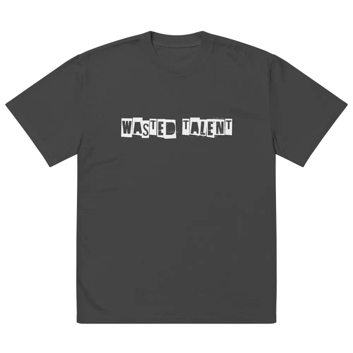 WASTED TALENT LOGO PREMIUM OVERSIZED T product image (2)