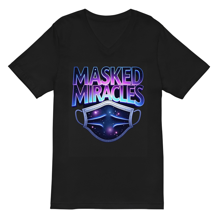 Cosmic Masked Miracles V-Neck Tee product image (3)