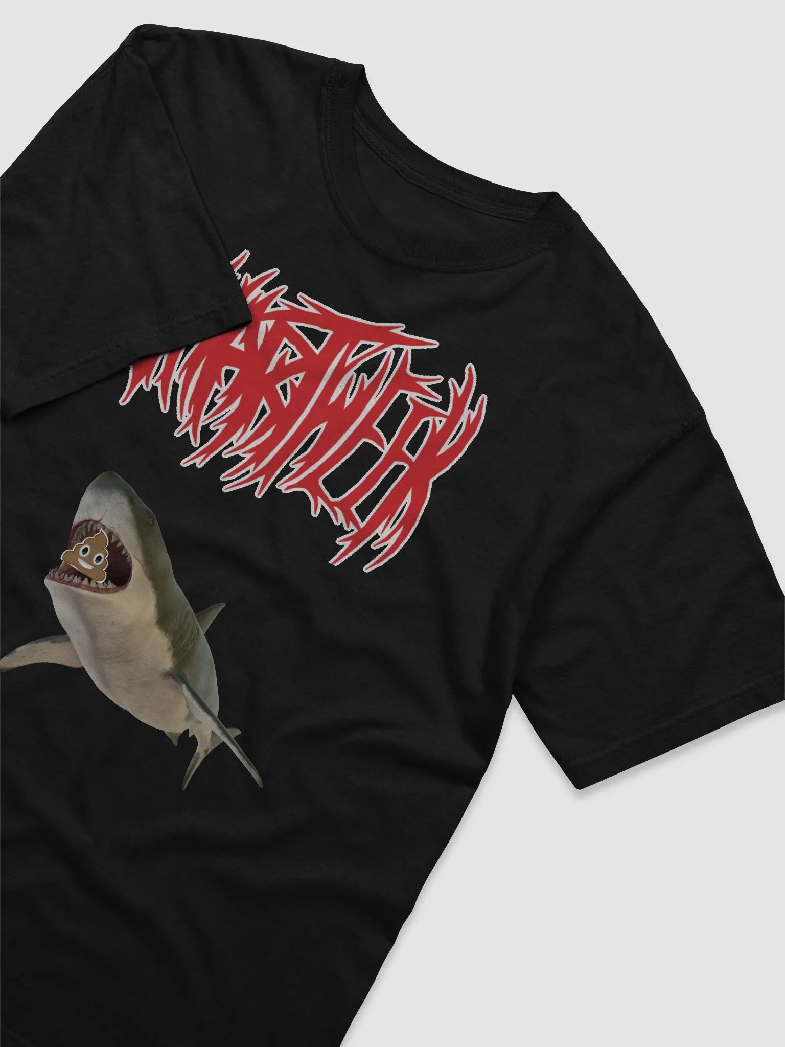 "💀 DEATH METAL BE LIKE" T SHIRT! SHART WEEK 🦈💩 product image (3)