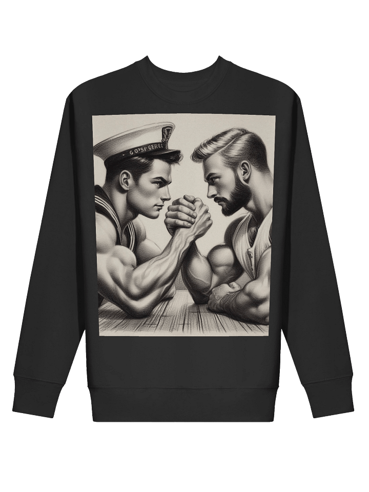 Up Close and Personal Sailors Tom of Finland Tribute Gay Pride Graphic Design Premium Sweatshirt product image (2)