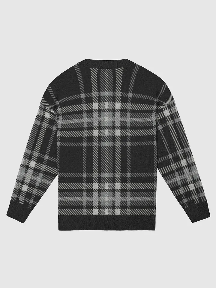 Phasing Through the Moon Plaid Comfort Crewneck Sweater product image (9)