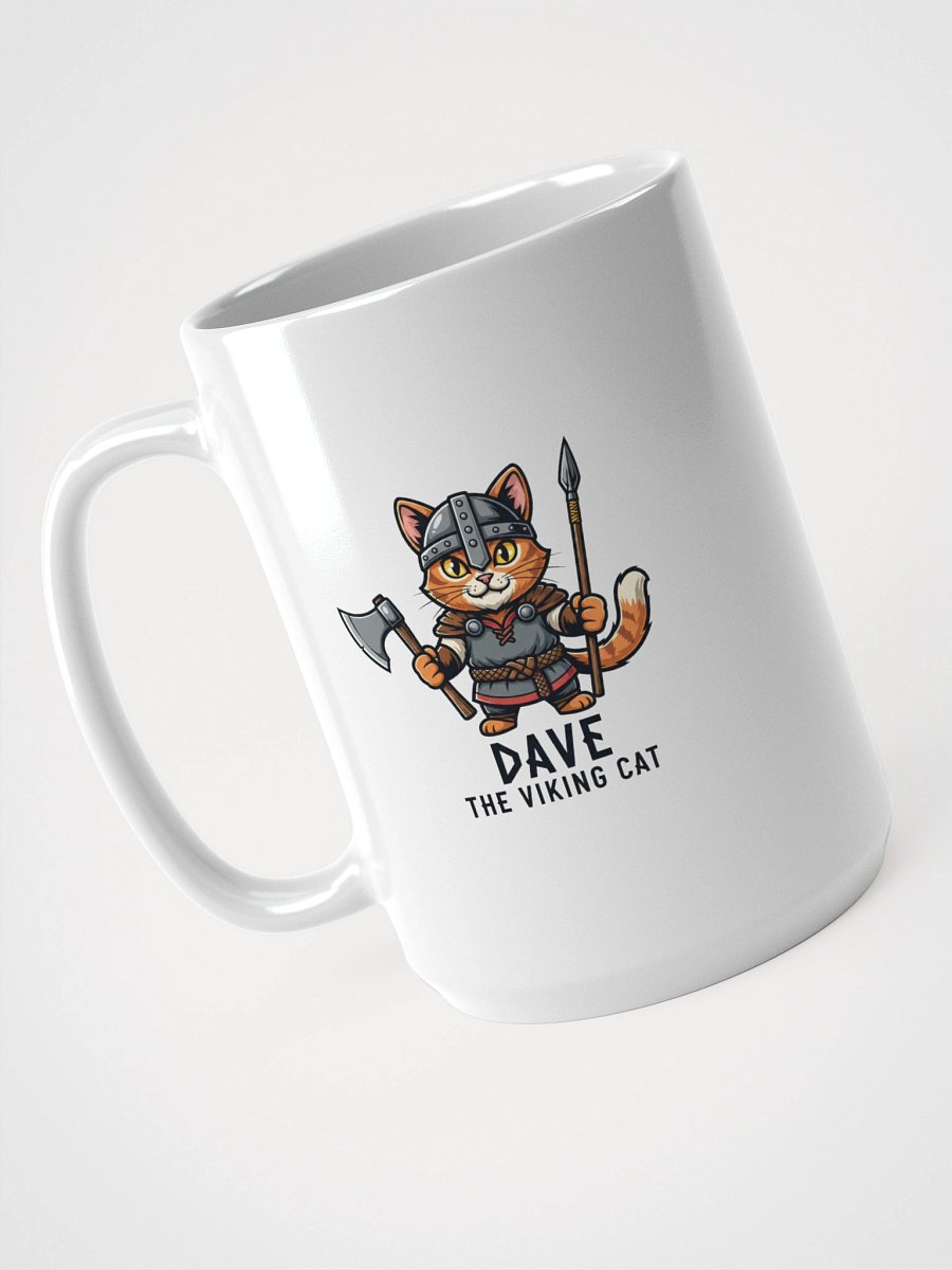 Dave the Viking Cat axe and spear mug product image (3)