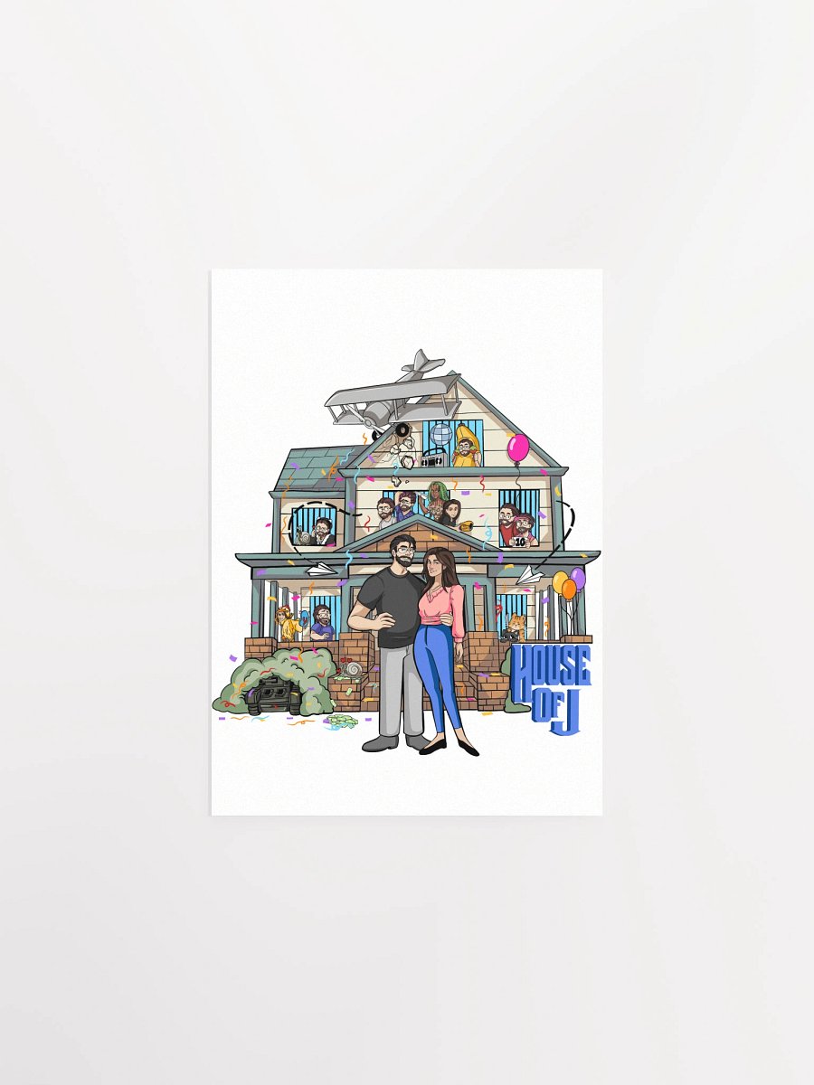 "Full House of J" Poster (Light) product image (2)