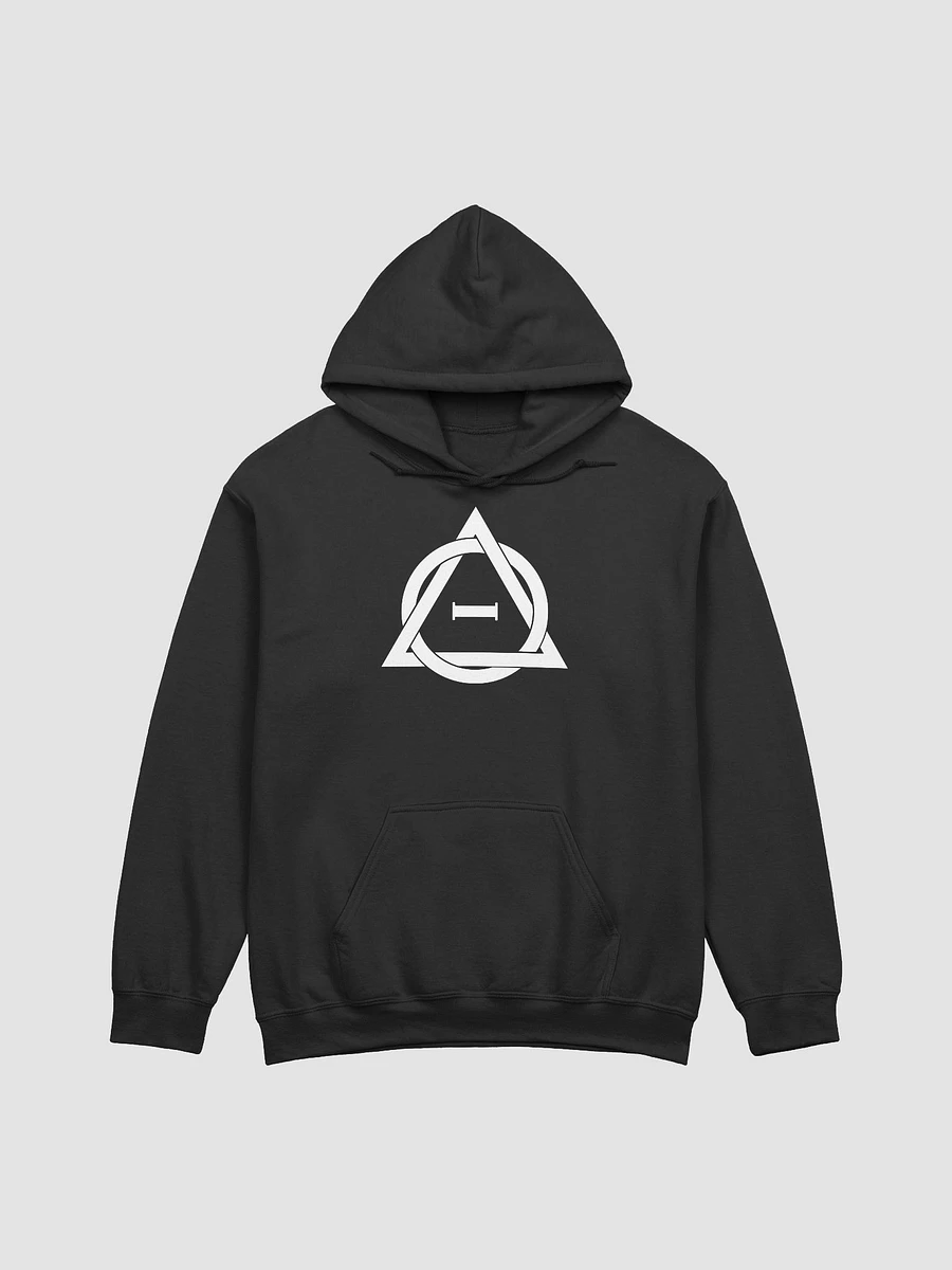 White Theta-Delta symbol Hoodie product image (2)