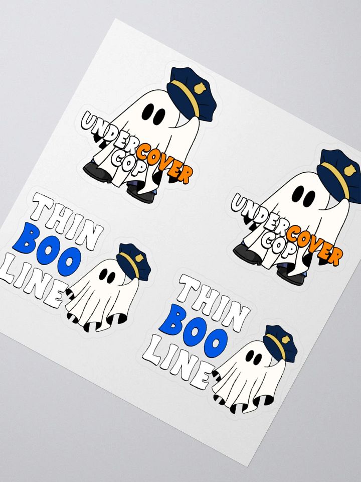 Undercover Cop Kiss Cut Stickers Set product image (5)
