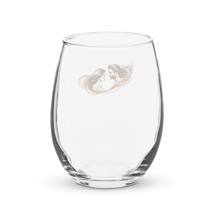 Entwined Hearts Stemless Wine Glass product image (2)