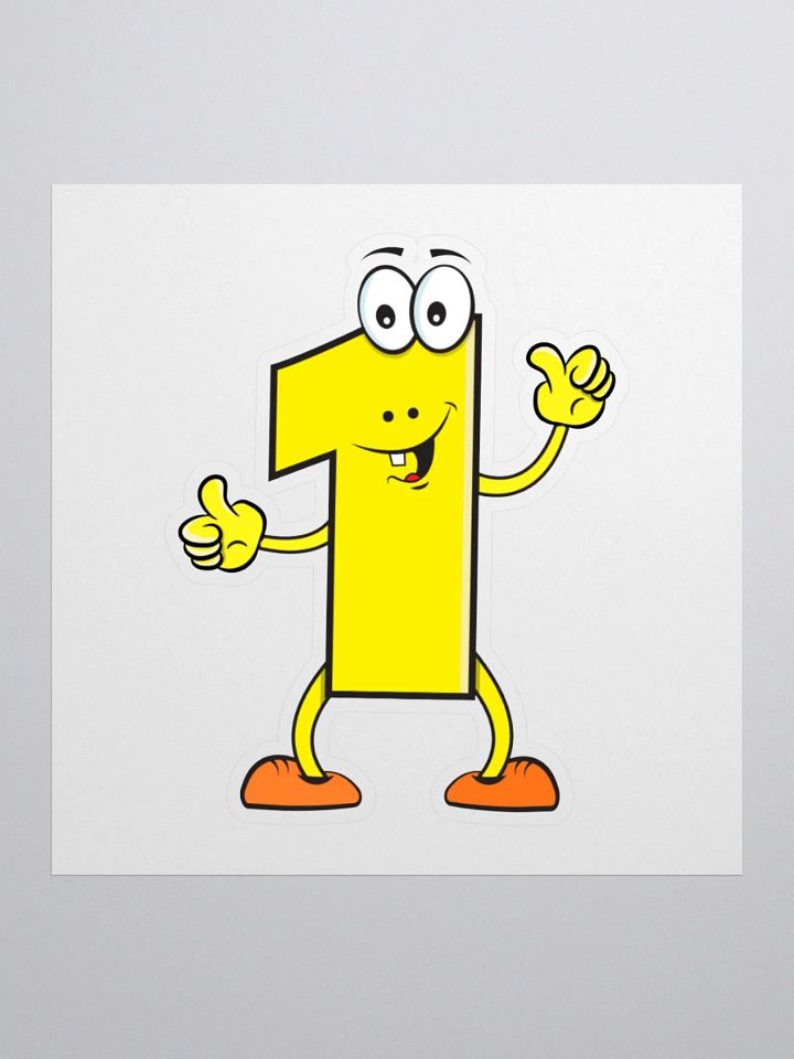 Number 1 Thumbs-Up Sticker product image (1)