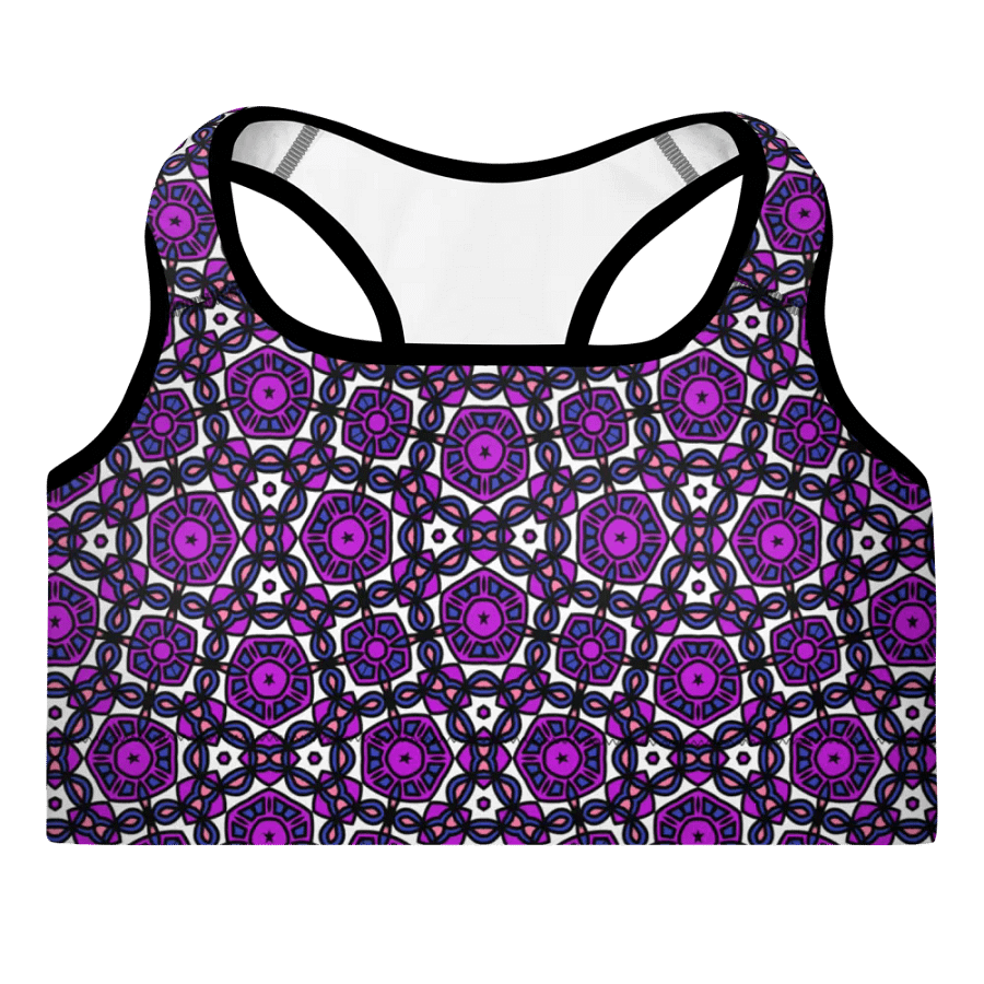 Gender Fluid Abstract (1) - Padded Sports Bra product image (3)