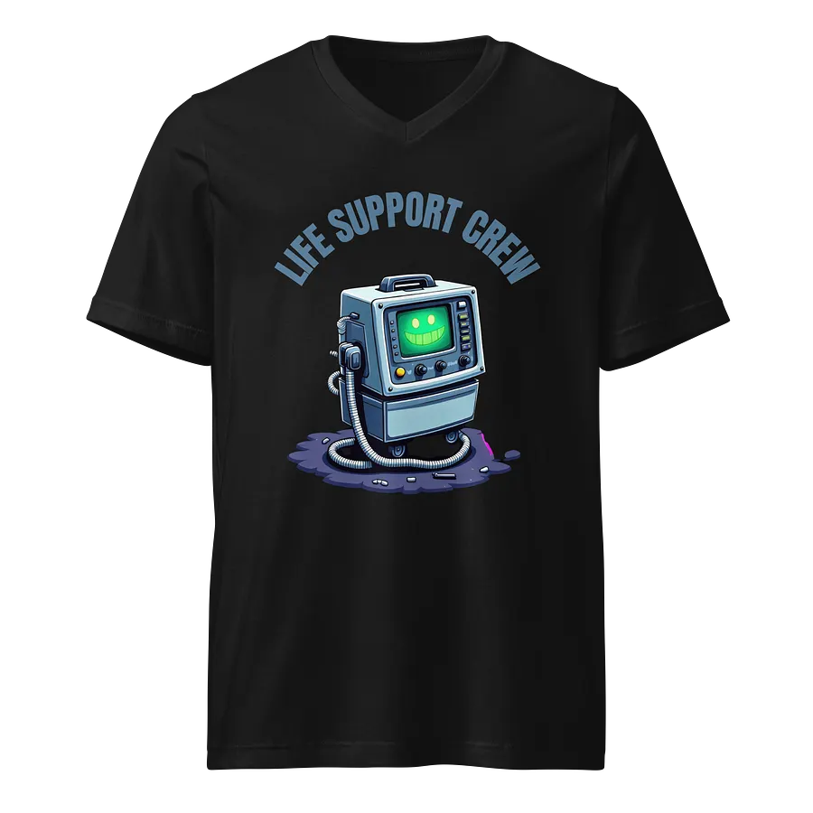 Smiling Life Support Crew V-Neck Tee product image (1)