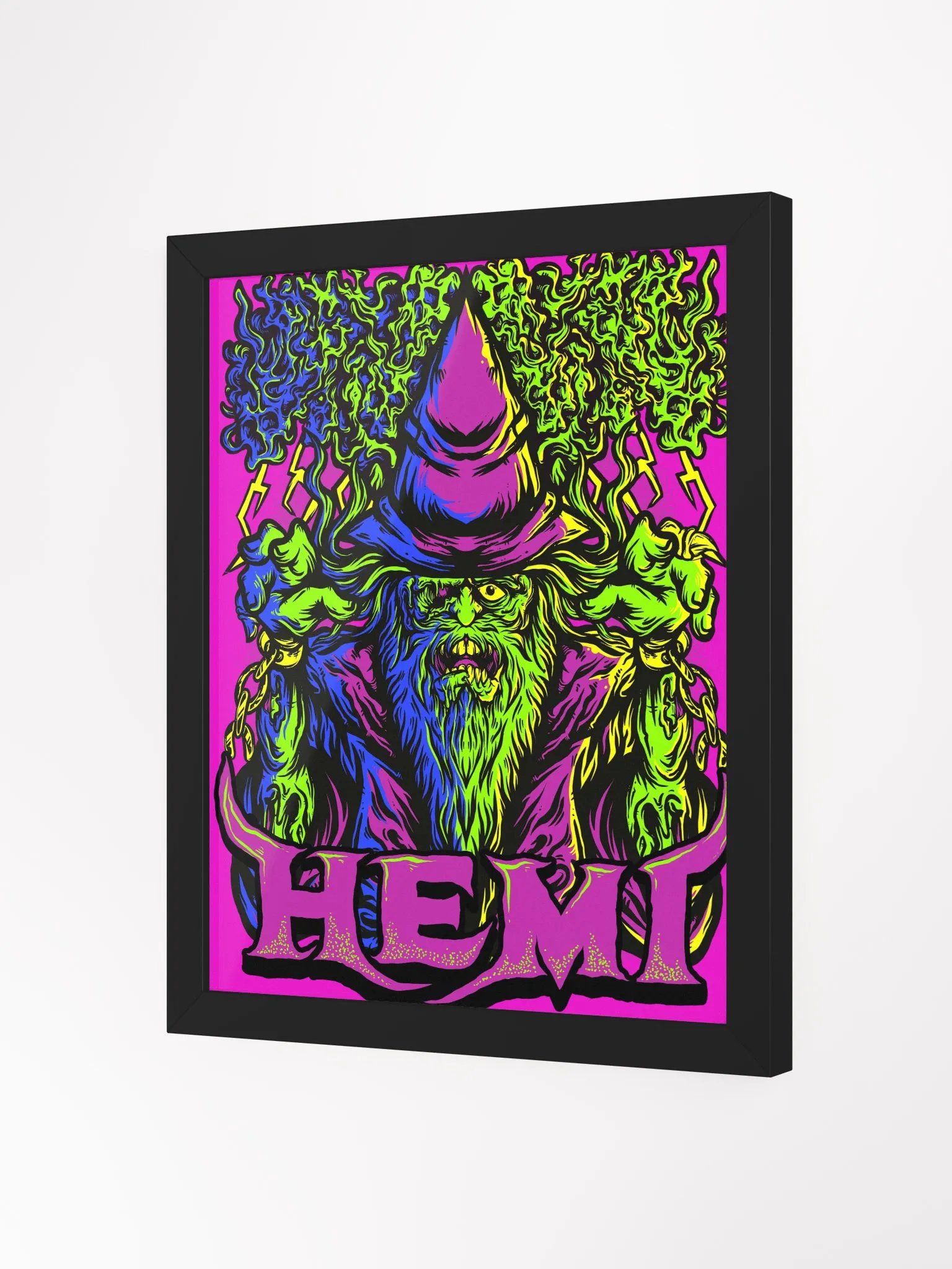 Death Wizard Framed Matte Poster product image (2)