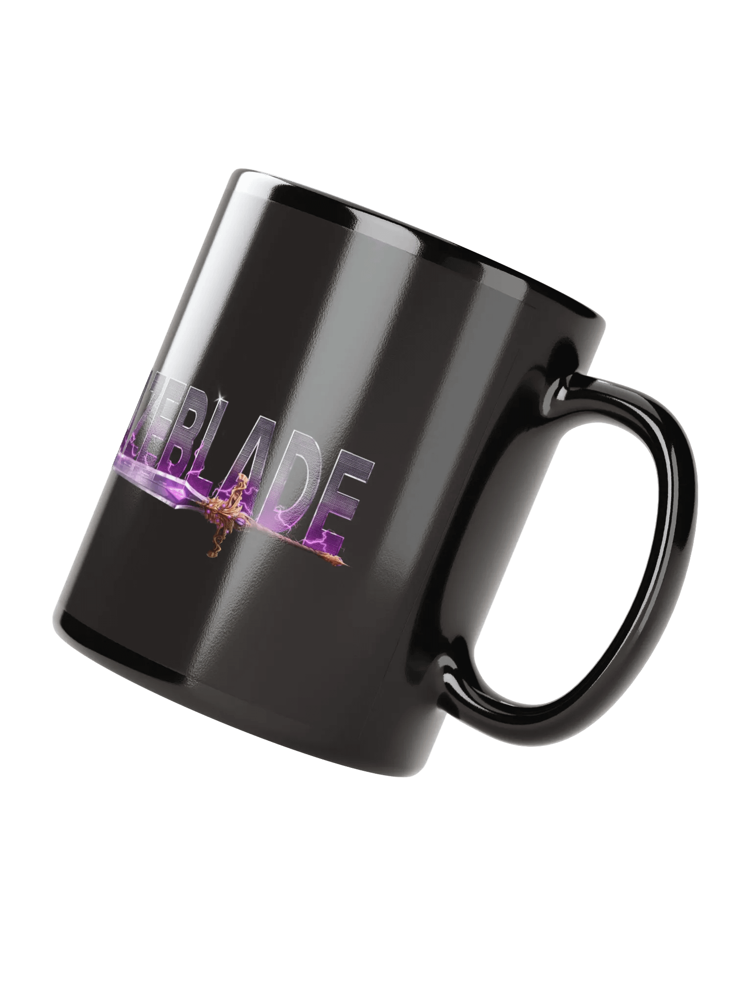 Hazeblade Lightning Sword Black Glossy Mug product image (2)