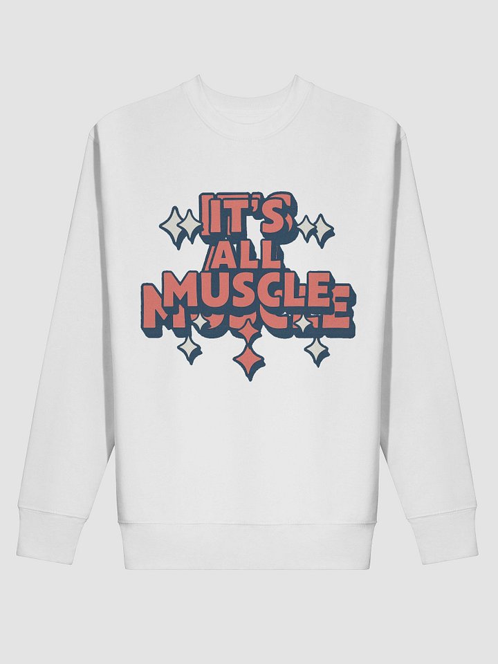 ITS ALL MUSCLE – Retro Typography Design product image (2)