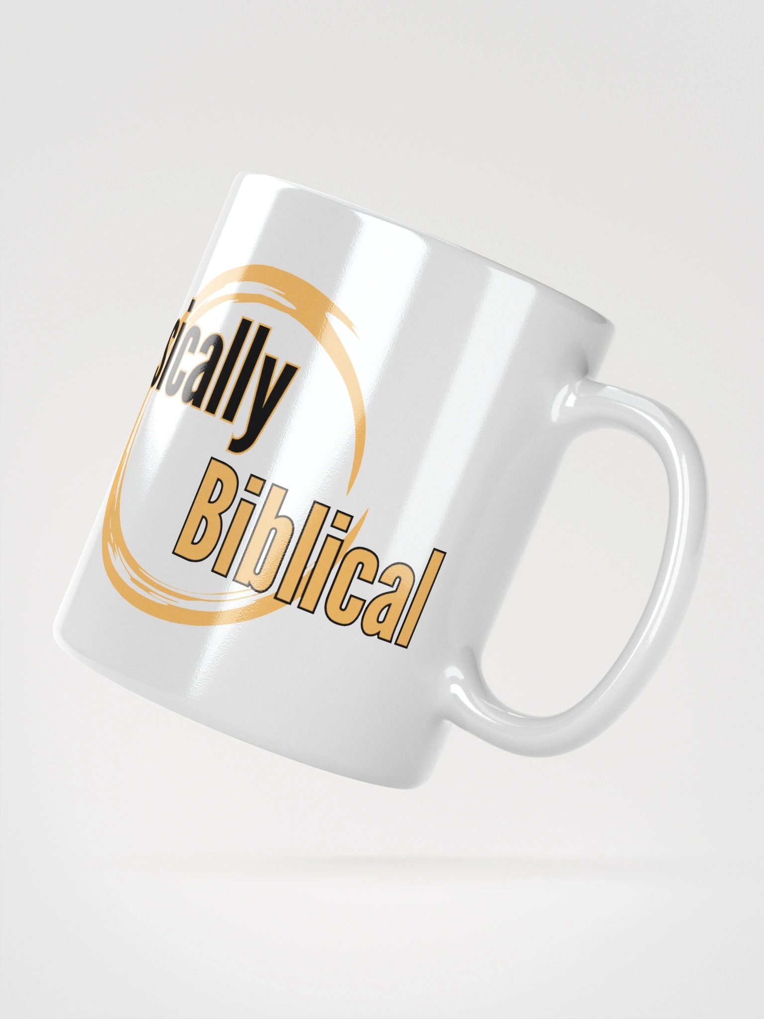 Full Logo White Glossy Mug product image (7)